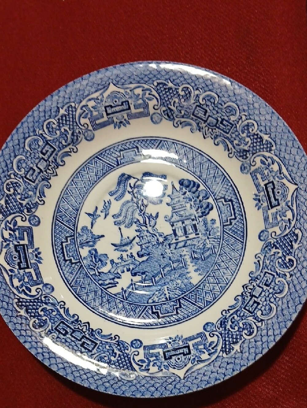 Blue Willow Teacups and Saucers Set of 4 Classic Blue - Picture 8 of 8